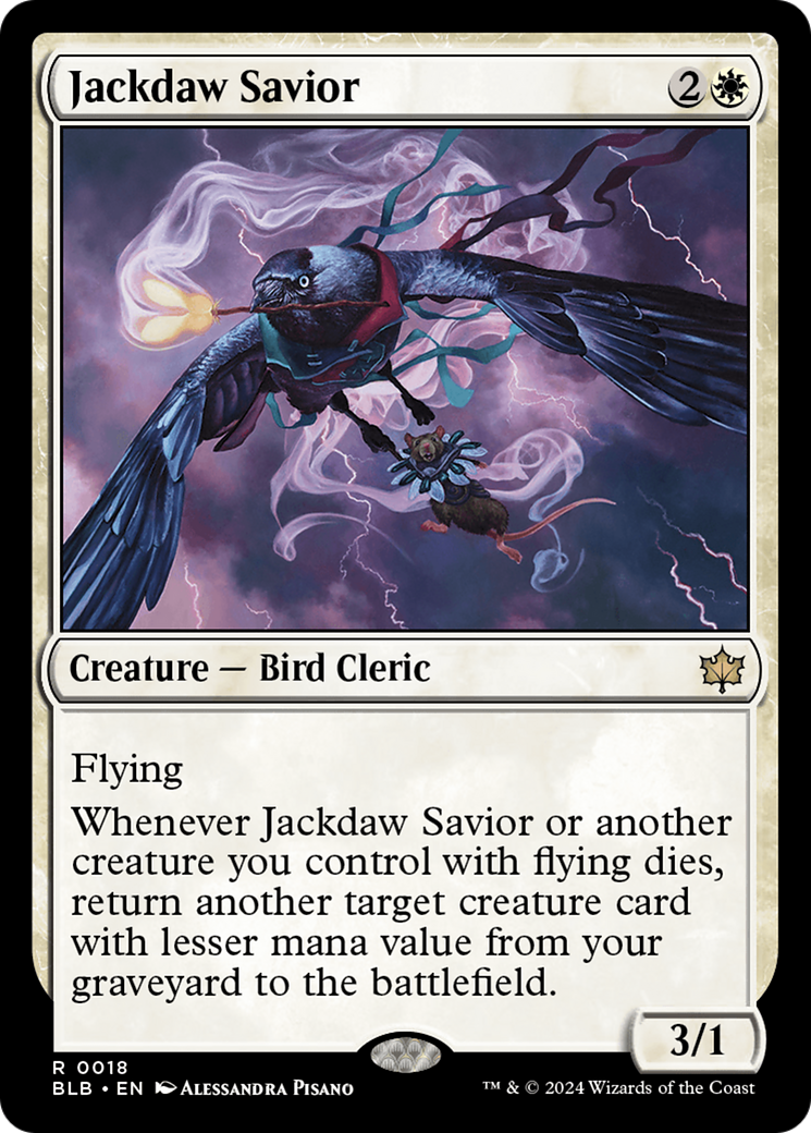 Jackdaw Savior [Bloomburrow] | The Time Vault CA