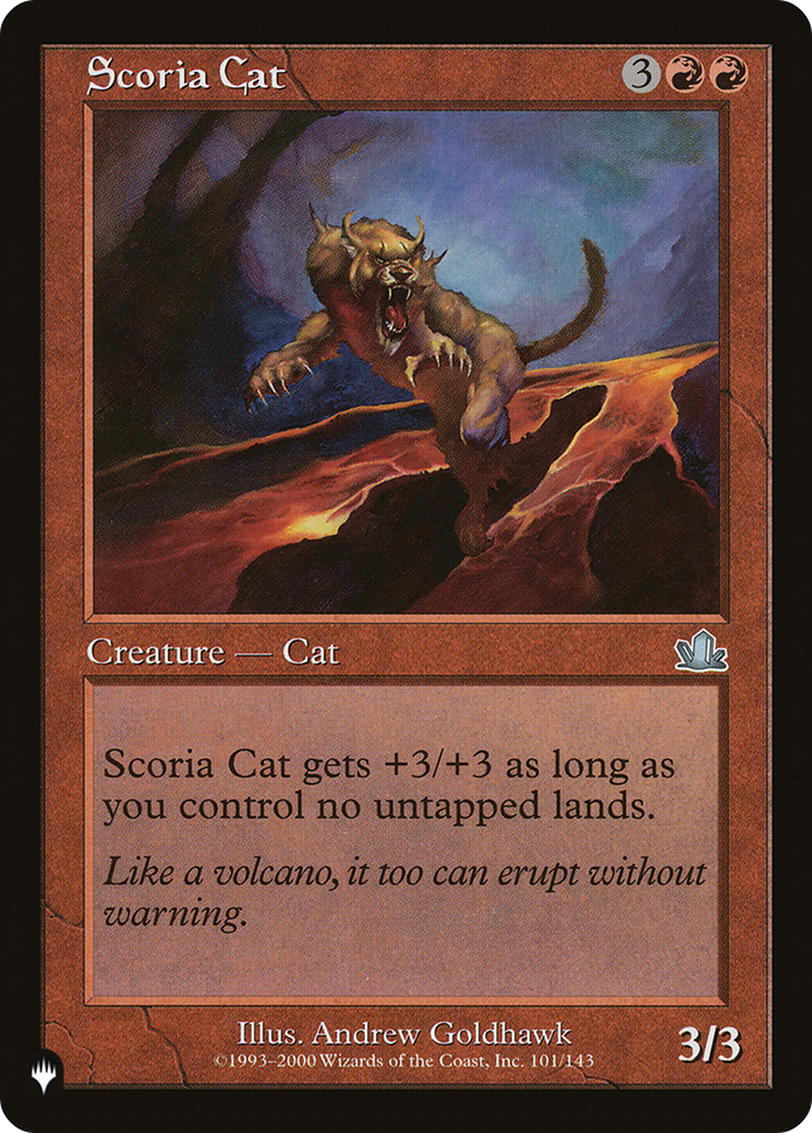 Scoria Cat [The List] | The Time Vault CA