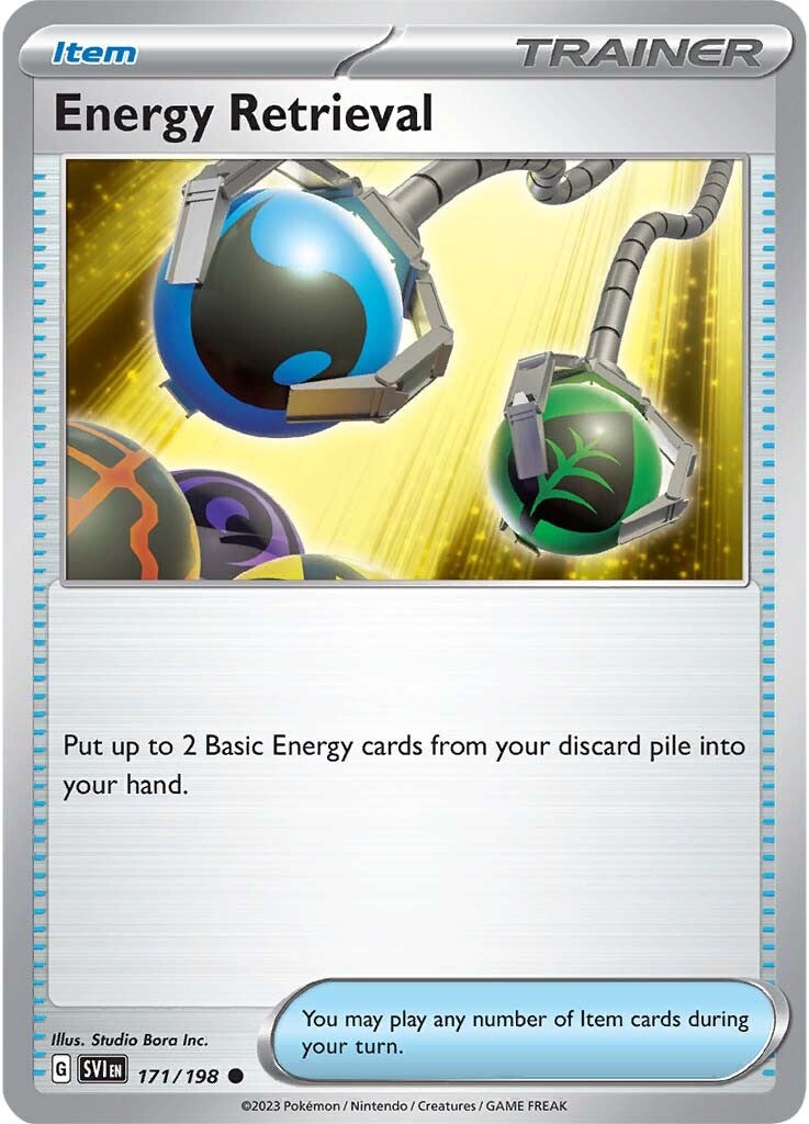 Energy Retrieval (171/198) [Scarlet & Violet: Base Set] | The Time Vault CA