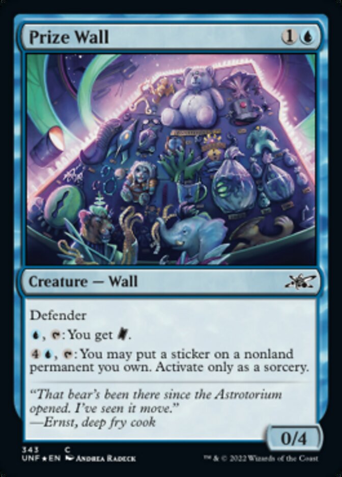 Prize Wall (Galaxy Foil) [Unfinity] | The Time Vault CA