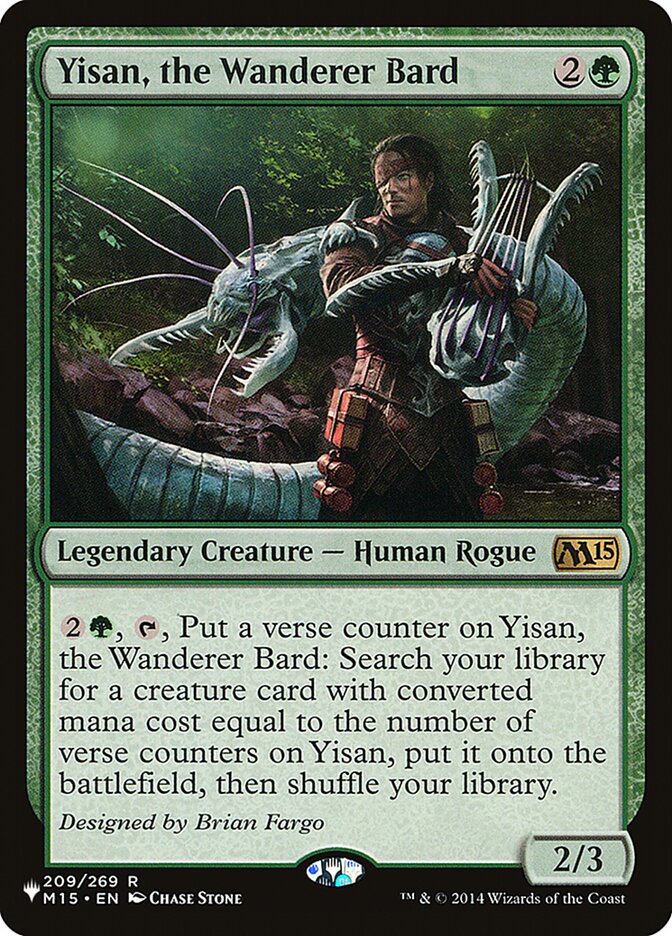 Yisan, the Wanderer Bard [The List] | The Time Vault CA
