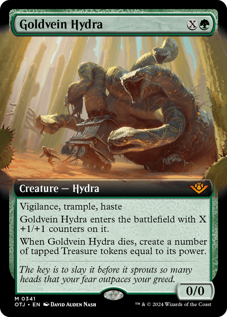 Goldvein Hydra (Extended Art) [Outlaws of Thunder Junction] | The Time Vault CA