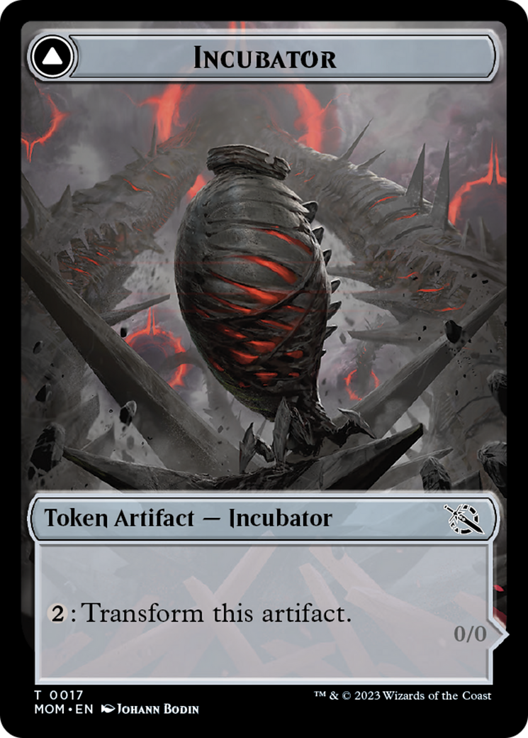 Incubator // Phyrexian (17) Double-Sided Token [March of the Machine Tokens] | The Time Vault CA