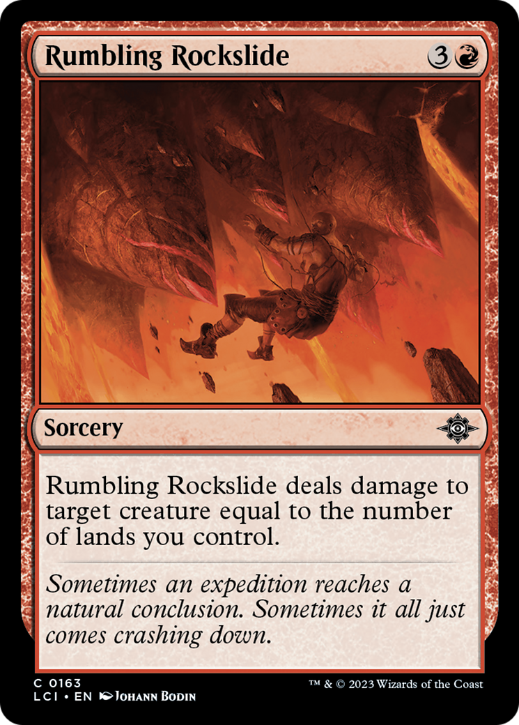 Rumbling Rockslide [The Lost Caverns of Ixalan] | The Time Vault CA