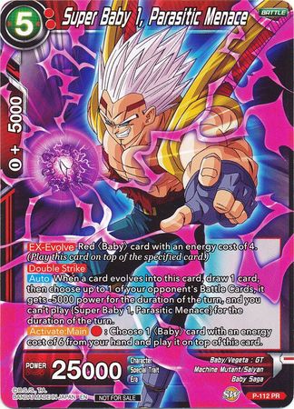 Super Baby 1, Parasitic Menace (Power Booster) (P-112) [Promotion Cards] | The Time Vault CA