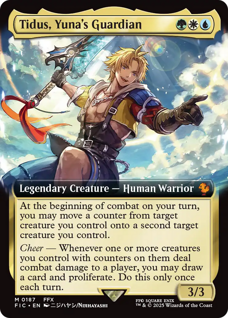 Tidus, Yuna's Guardian (Extended Art) [FINAL FANTASY Commander] | The Time Vault CA