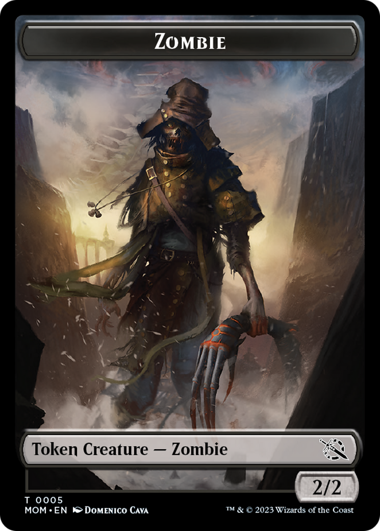 Elemental (9) // Zombie Double-Sided Token [March of the Machine Tokens] | The Time Vault CA