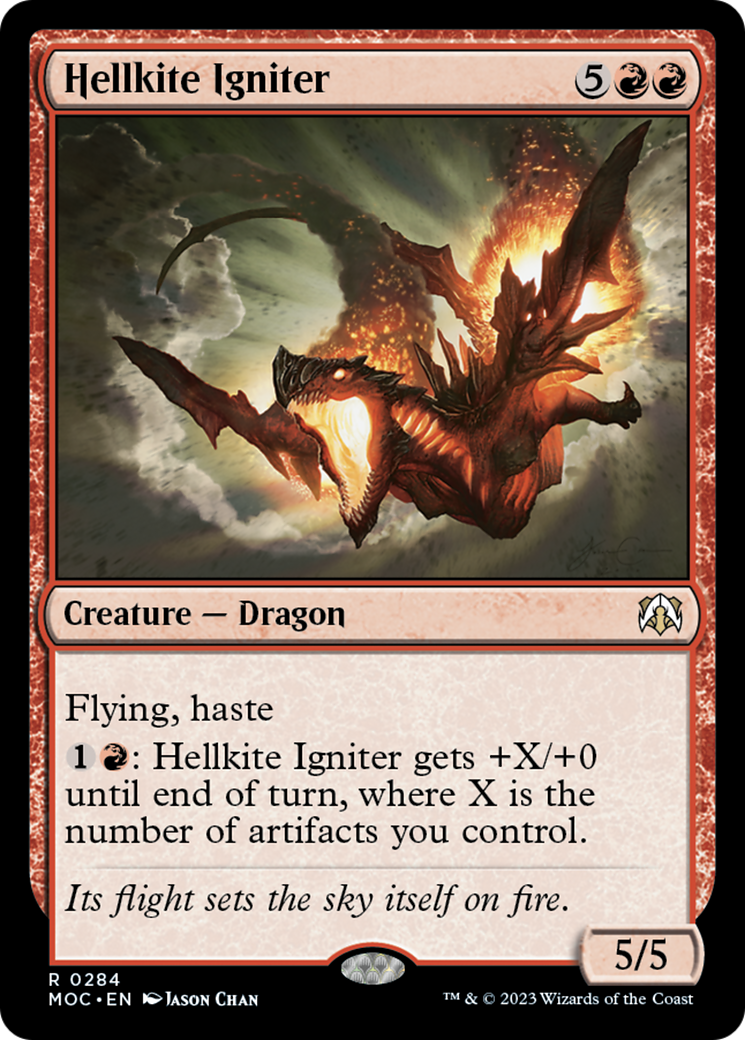 Hellkite Igniter [March of the Machine Commander] | The Time Vault CA