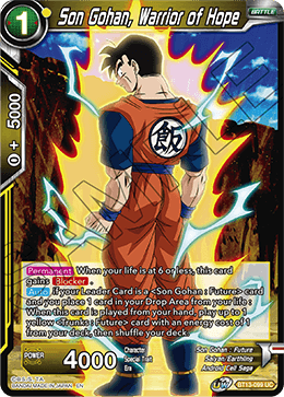 Son Gohan, Warrior of Hope (Uncommon) (BT13-099) [Supreme Rivalry] | The Time Vault CA