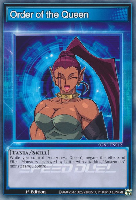 Order of the Queen [SGX3-ENS12] Common | The Time Vault CA