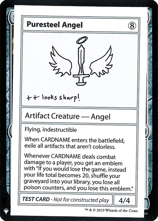 Puresteel Angel [Mystery Booster Playtest Cards] | The Time Vault CA