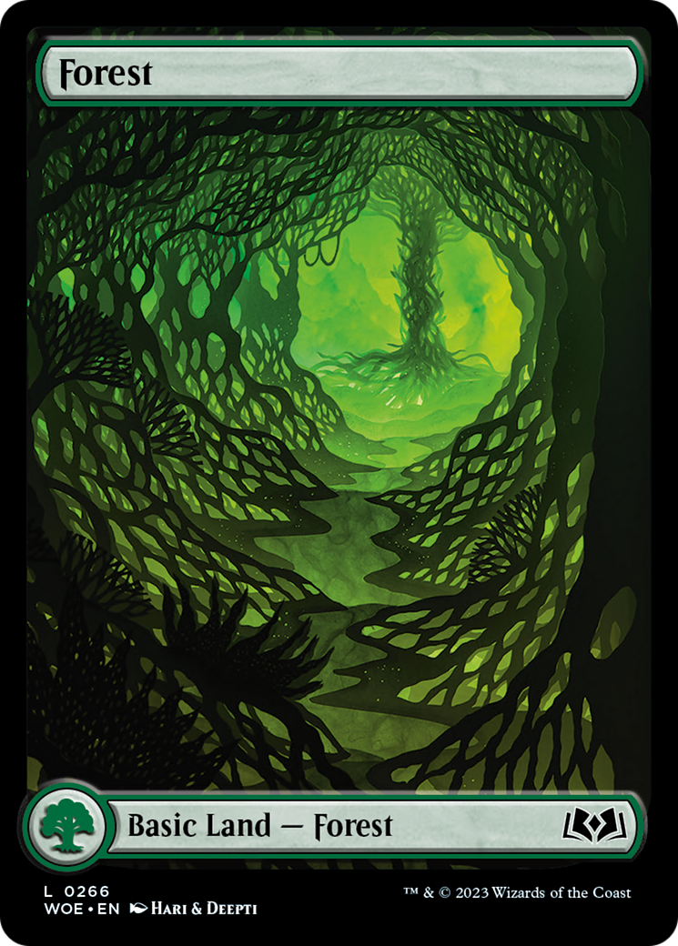 Forest (266) (Full-Art) [Wilds of Eldraine] | The Time Vault CA