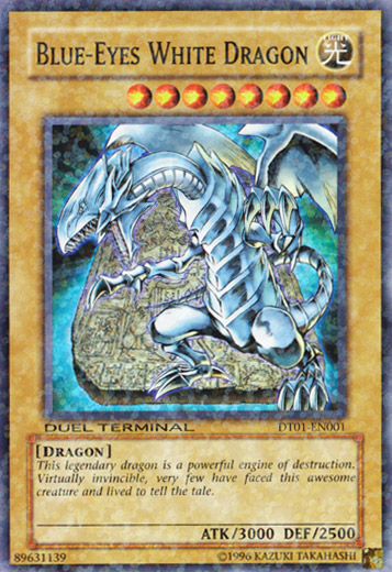Blue-Eyes White Dragon [DT01-EN001] Super Rare | The Time Vault CA