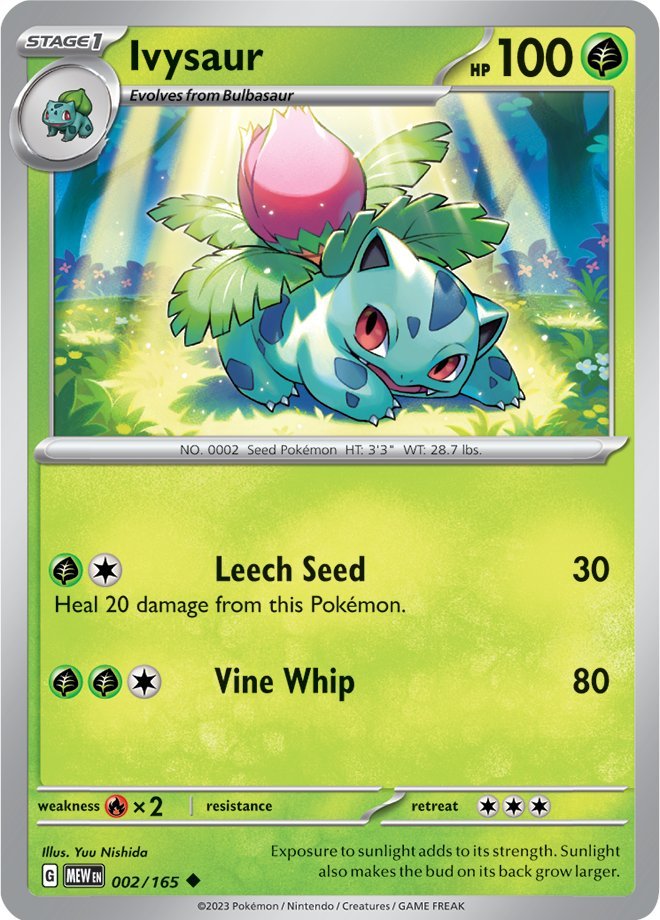 Ivysaur (002/165) [Scarlet & Violet 151] | The Time Vault CA