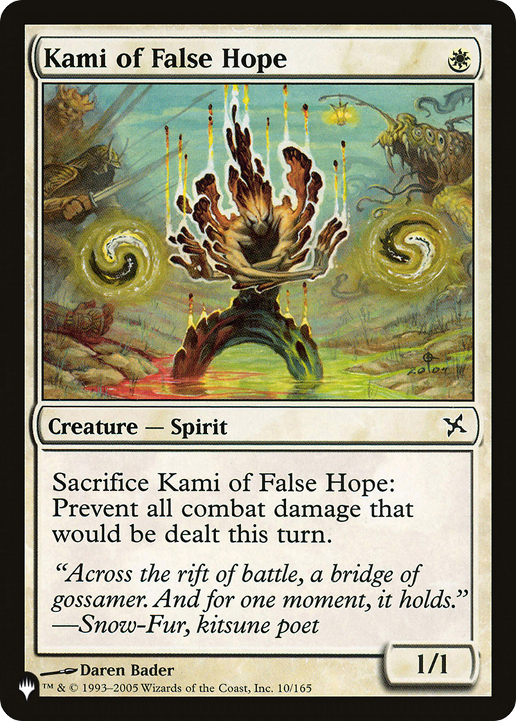 Kami of False Hope [The List] | The Time Vault CA