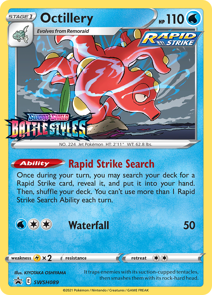 Octillery (SWSH089) (Prerelease Promo) [Sword & Shield: Black Star Promos] | The Time Vault CA