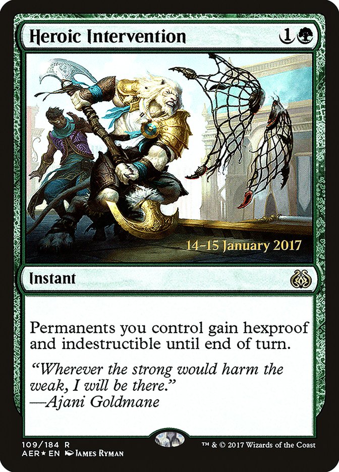 Heroic Intervention [Aether Revolt Prerelease Promos] | The Time Vault CA