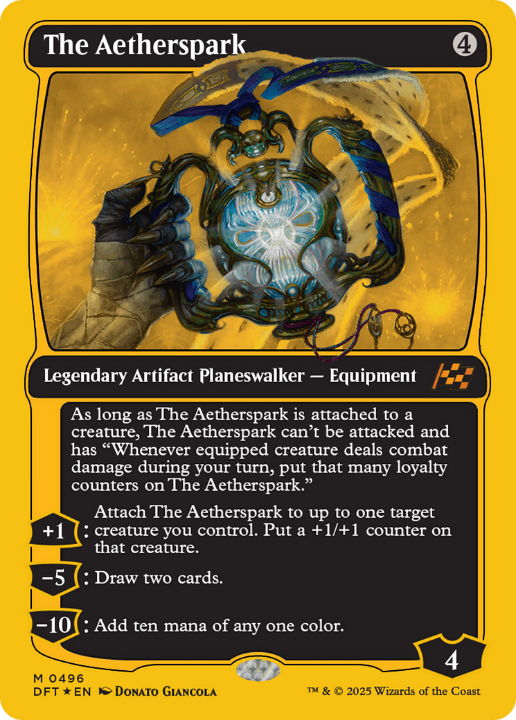 The Aetherspark (First-Place Foil) [Aetherdrift] | The Time Vault CA