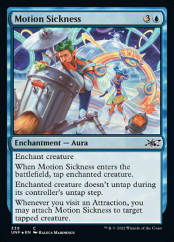 Motion Sickness (Galaxy Foil) [Unfinity] | The Time Vault CA