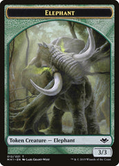 Goblin (010) // Elephant (012) Double-Sided Token [Modern Horizons Tokens] | The Time Vault CA