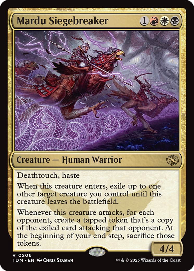 Mardu Siegebreaker [Tarkir: Dragonstorm] | The Time Vault CA