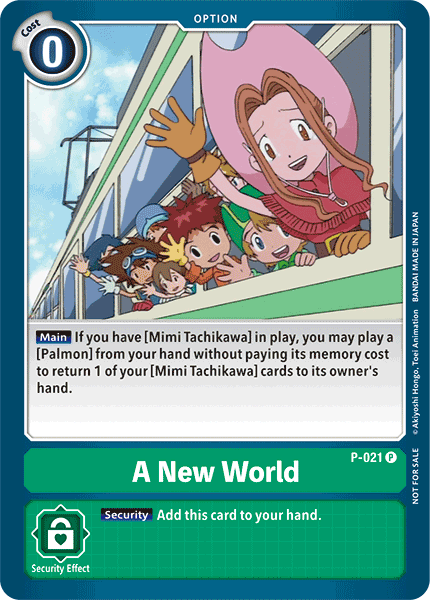 A New World [P-021] [Promotional Cards] | The Time Vault CA