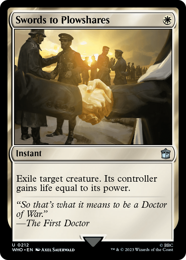 Swords to Plowshares [Doctor Who] | The Time Vault CA