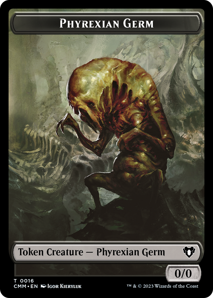 Phyrexian Germ Token [Commander Masters Tokens] | The Time Vault CA