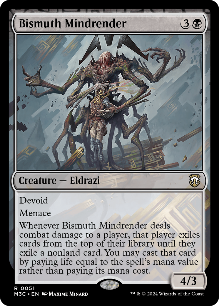 Bismuth Mindrender (Ripple Foil) [Modern Horizons 3 Commander] | The Time Vault CA