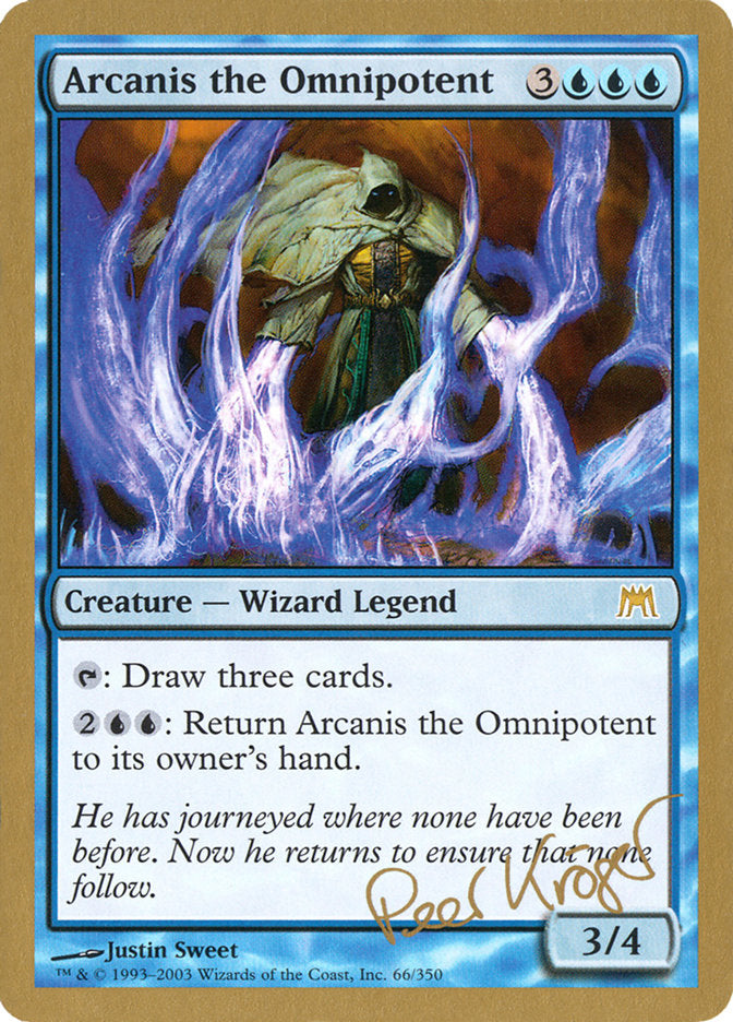 Arcanis the Omnipotent (Peer Kroger) [World Championship Decks 2003] | The Time Vault CA