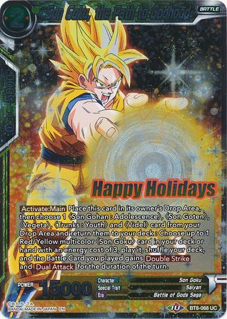 Son Goku, the Path to Godhood (Gift Box 2019) (BT8-068) [Promotion Cards] | The Time Vault CA