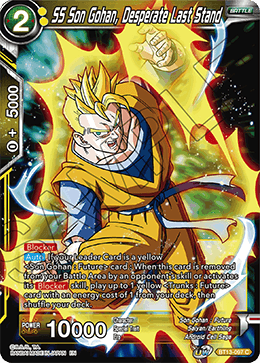 SS Son Gohan, Desperate Last Stand (Common) (BT13-097) [Supreme Rivalry] | The Time Vault CA
