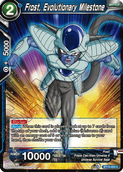 Frost, Evolutionary Milestone (BT15-053) [Saiyan Showdown] | The Time Vault CA