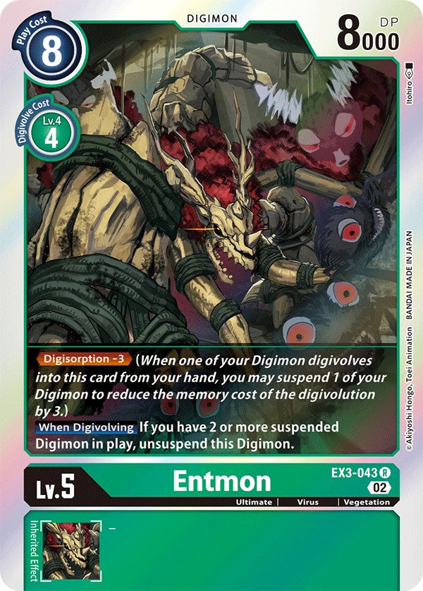 Entmon [EX3-043] [Draconic Roar] | The Time Vault CA