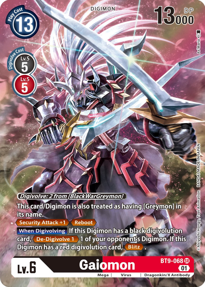 Gaiomon [BT9-068] (Alternate Art) [X Record] | The Time Vault CA