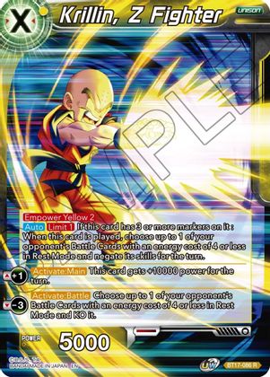 Krillin, Z Fighter (BT17-086) [Ultimate Squad] | The Time Vault CA