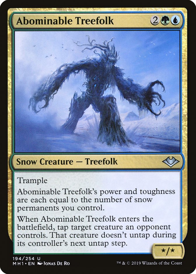 Abominable Treefolk [Modern Horizons] | The Time Vault CA