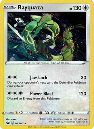 Rayquaza (SWSH029) [Sword & Shield: Black Star Promos] | The Time Vault CA