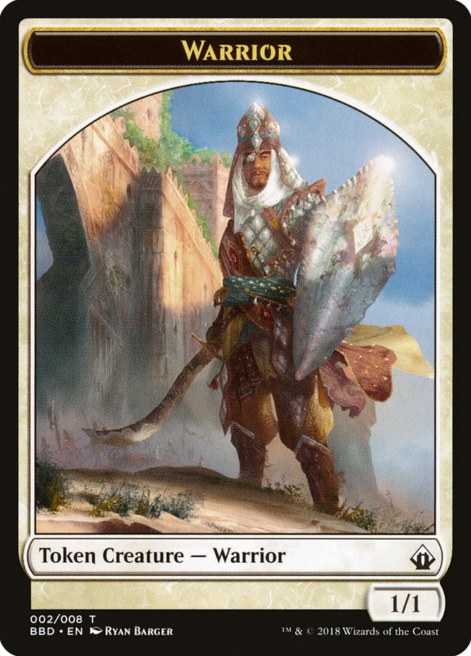 Warrior Token [Battlebond Tokens] | The Time Vault CA