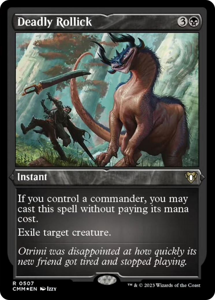 Deadly Rollick (Foil Etched) [Commander Masters] | The Time Vault CA