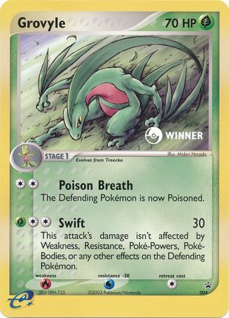 Grovyle (004) (Jumbo Card) [Nintendo: Black Star Promos] | The Time Vault CA