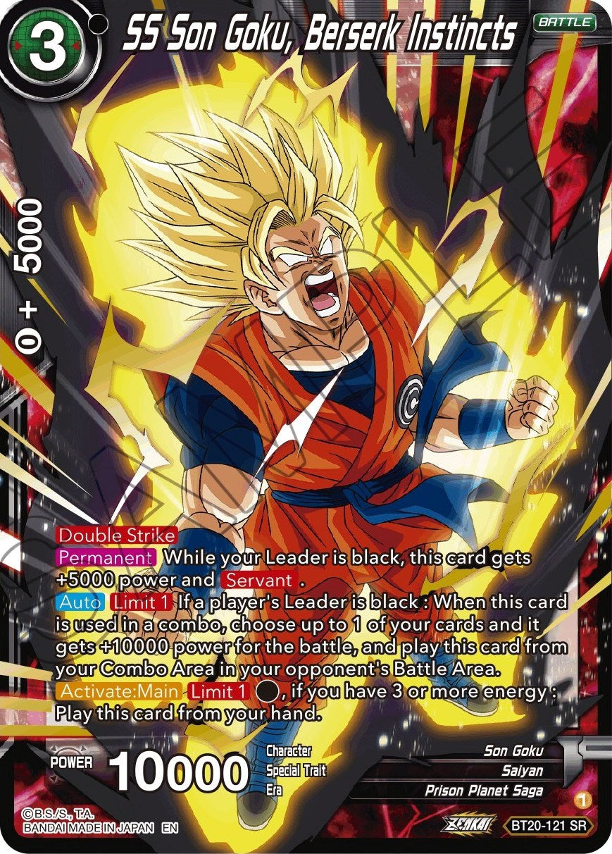 SS Son Goku, Berserk Instincts (BT20-121) [Power Absorbed] | The Time Vault CA