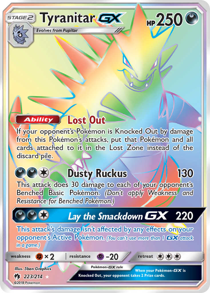 Tyranitar GX (223/214) [Sun & Moon: Lost Thunder] | The Time Vault CA