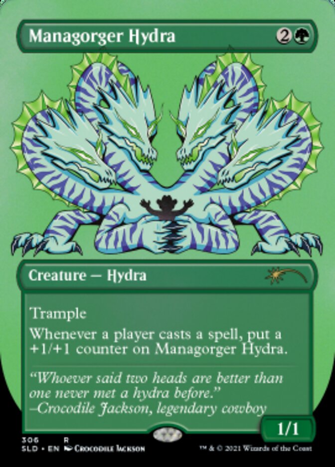 Managorger Hydra (Borderless) [Secret Lair Drop Series] | The Time Vault CA