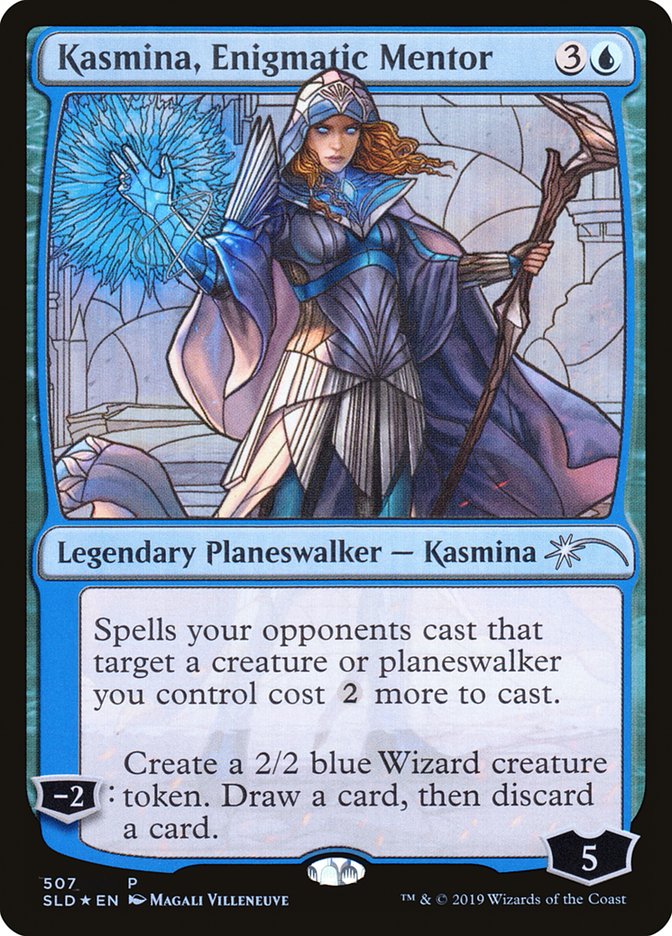 Kasmina, Enigmatic Mentor (Stained Glass) [Secret Lair Drop Promos] | The Time Vault CA