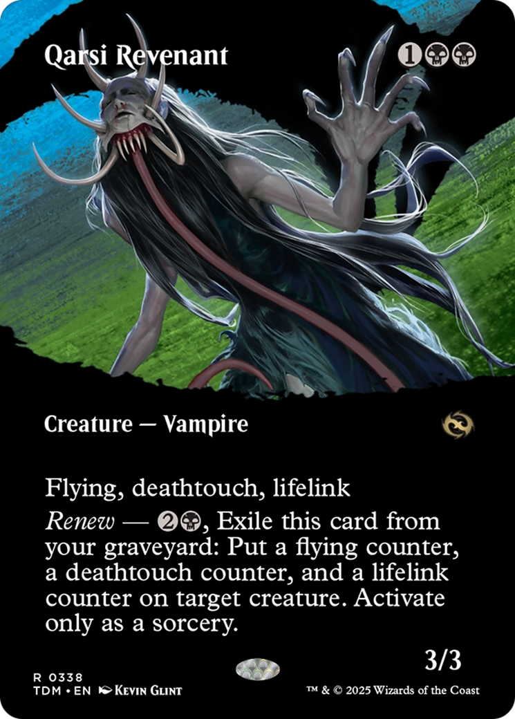 Qarsi Revenant (Borderless) [Tarkir: Dragonstorm] | The Time Vault CA