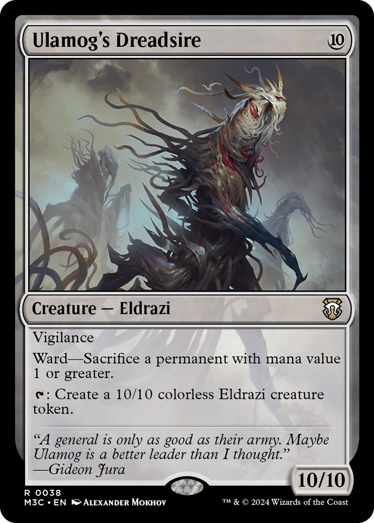 Ulamog's Dreadsire (Ripple Foil) [Modern Horizons 3 Commander] | The Time Vault CA