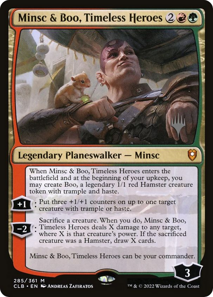 Minsc & Boo, Timeless Heroes (Promo Pack) [The Lost Caverns of Ixalan Promos] | The Time Vault CA