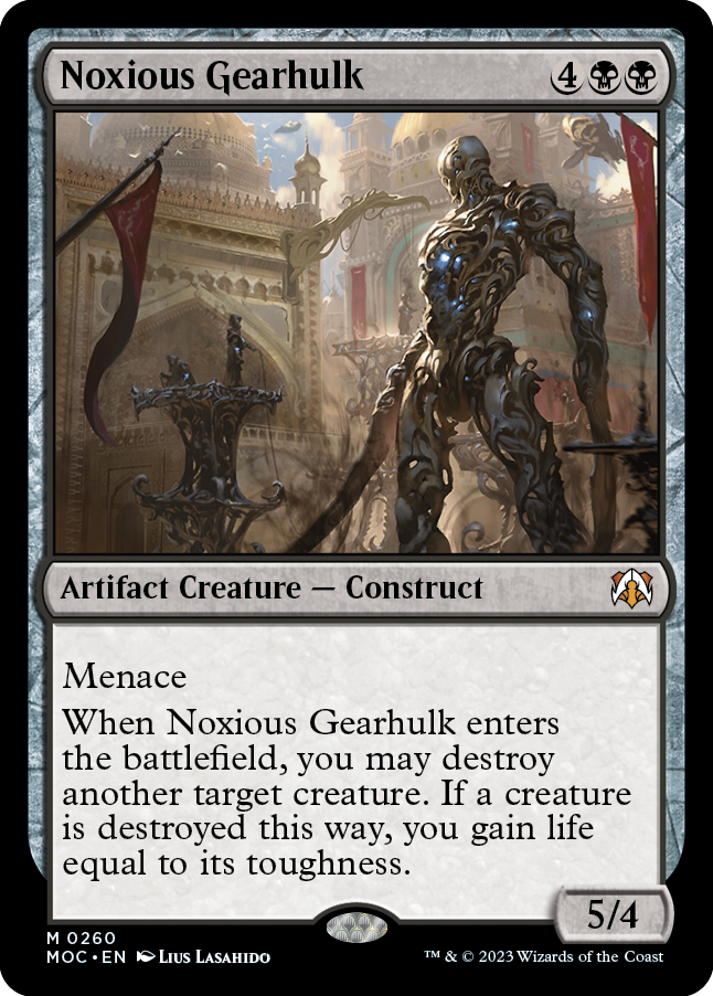 Noxious Gearhulk [March of the Machine Commander] | The Time Vault CA