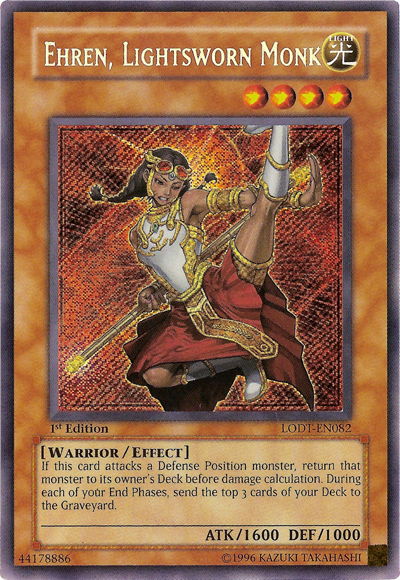 Ehren, Lightsworn Monk [LODT-EN082] Secret Rare | The Time Vault CA